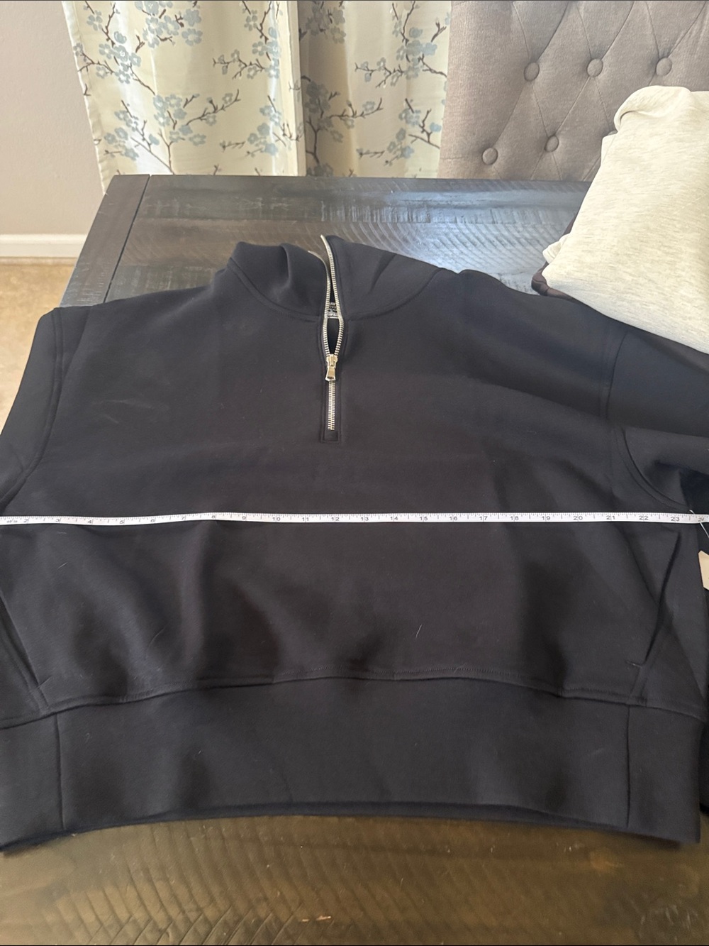 Old Navy Black Women's Half-Zip Sweatshirt